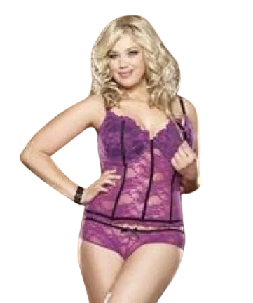 Orchard & Black Lace Bustier (MD)