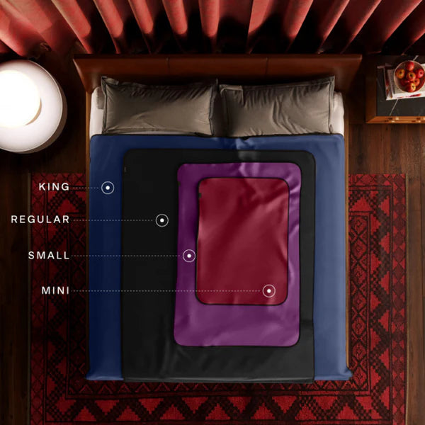 Fascinator Mini Throw - Indigo