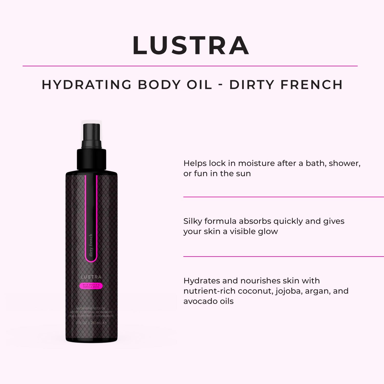 Lustra Hydrating Body Oil