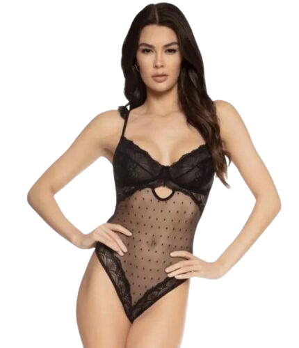 Lace Black Bodysuit (SM)